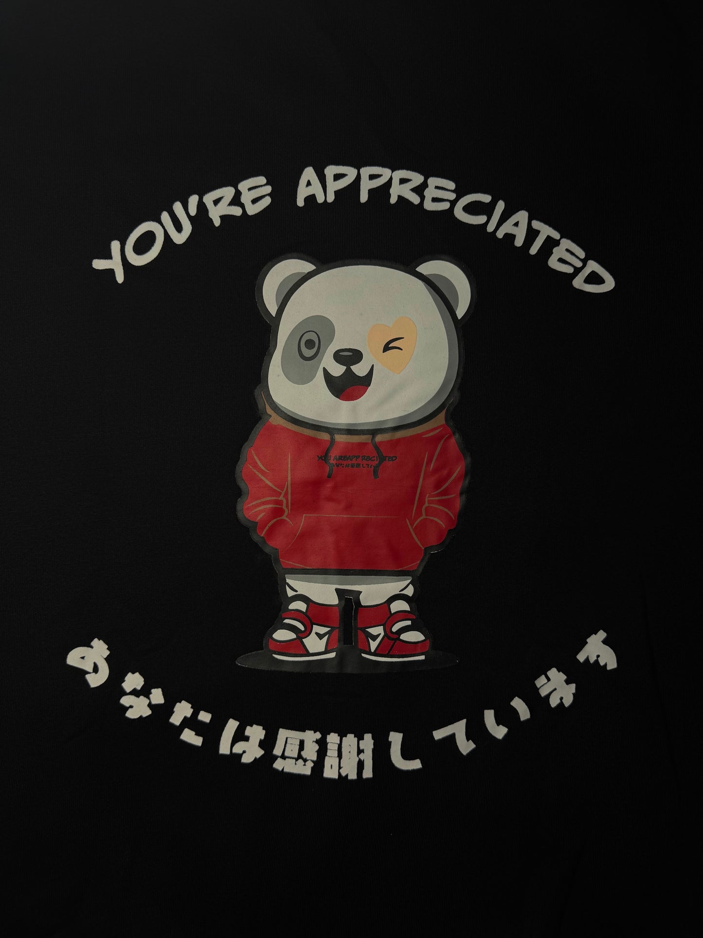 YATHEPANDA Hoodie(Black/Red)